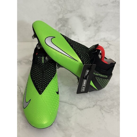 Nike Phantom VSN 2 Elite DF FG Soccer Cleats Green CD4161-036 Men’s Size 6.5 US main image 5